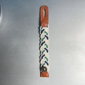 Kiel James Patrick Braided Bracelet w/ Genuine Leather